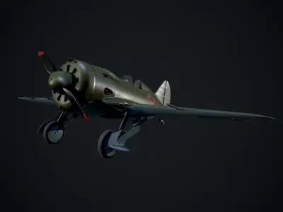 Polikarpov i-16 3D model