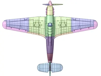 Hawker Hurricane MK-I 3D print model