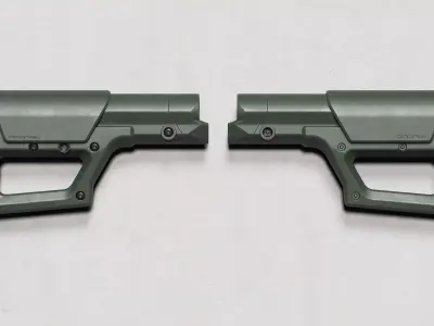Magpul - PRS Lite Stock - Replica Low-poly 3D model