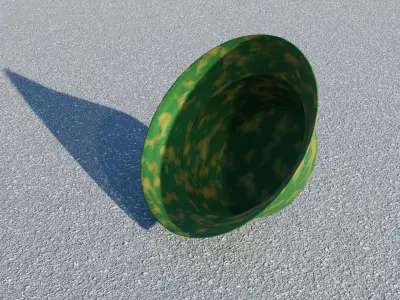 Military hat 3D model