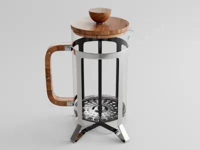 Hario French Press 3D model