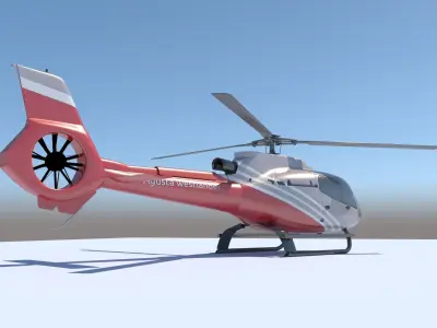  AgustaWestland  Helicopter 3D model 3D model