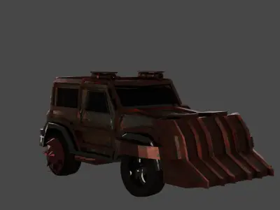 Thar Attack Mode Free low-poly 3D model