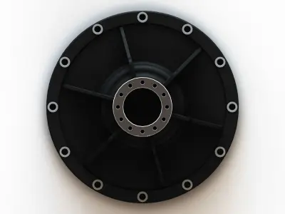 Precision Casting for Pump Cover 3D model