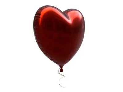 heart balloon 3D model
