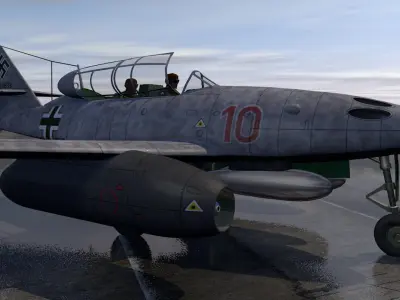 Messerschmitt Me-262B-1a Nachtjager 3D model
