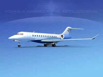 Global Express 6000 V08 3D model