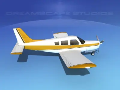 Piper Turbo Arrow 240 V07 3D model