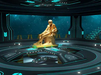 Si- Fi Model  3D model
