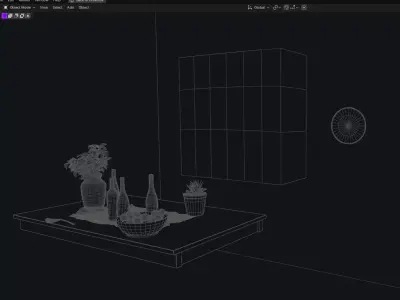 3D Scene For Product Renders 01 Free 3D model
