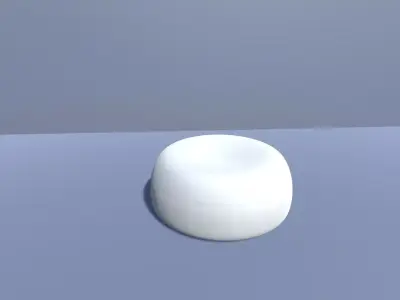 simple bean bag chair Free 3D model