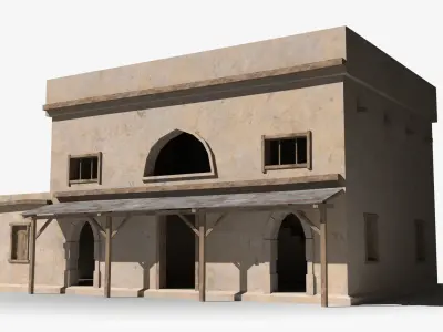 Arab x7 Low-poly 3D model