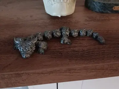 Babay Dragon - Flexi Fidget toy 3D print model