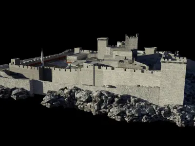 BODRUM CASTLE 3D model