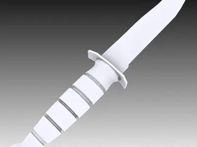 KA-BAR Knife 3D model