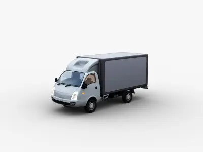 Hyundai Porter H100--2024 Low-poly 3D model