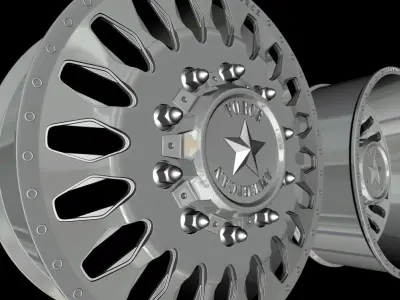 Wheel American Force Dually N20 MASSIVE DRW 3D model