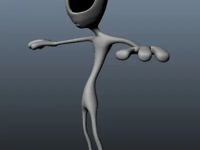 Alien Model Free 3D model