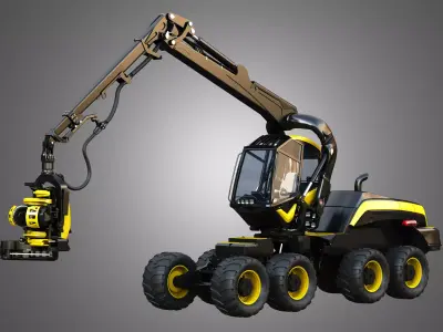 Scorpion King - Forestry Harvester 3D model