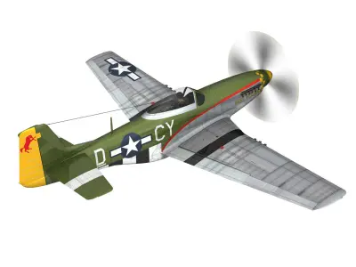 North American P-51D - Miss Velma 3D model