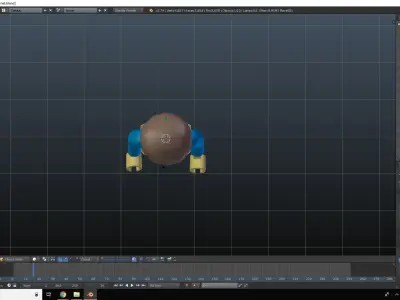 Emmet lego character in software 3D model