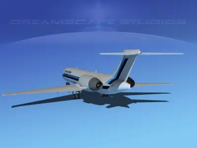 Boeing 717-200 Eastern 3D model