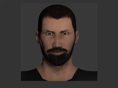 Male Character Low-poly 3D model