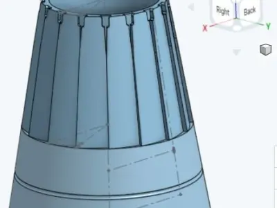 F-16 Engine Nozzles 3D print model