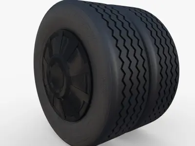Tesla Truck Wheel 3 3D model