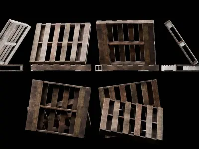 Trash Free low-poly 3D model