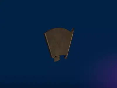 Lenin Badge Low-poly 3D model