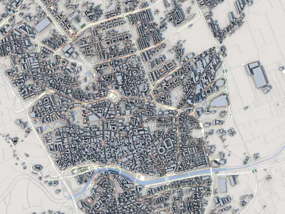 Murcia City Spain 3D model