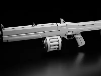 Valorant Judge Free low-poly 3D model