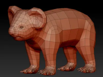 3D KOALA BEAR 3D model