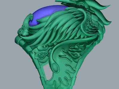 Nhan Nam Phuong Hoang - The Phoenix Ring 3D print model