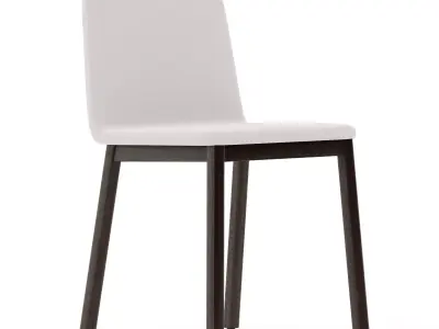 Tyris wooden leg chair Free 3D model
