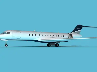 Bombardier Global 7000 V10 3D model