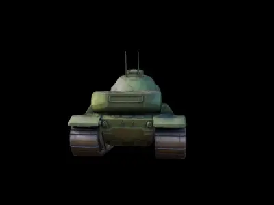 Attack Gaming Military Power Tank 3d Render 3D model