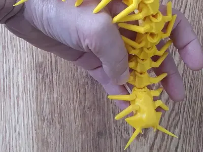 Articulated Centipede 3D print model