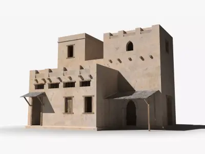 Arab x15 Low-poly 3D model