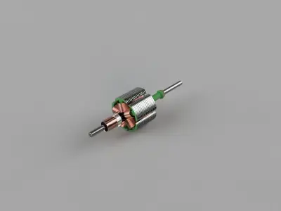 DC Motor Free 3D print model