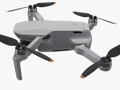 DJI Mini 2 Quadcopter 3D model