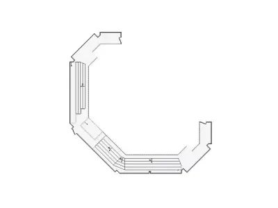 Commercial Interior Sketch - 10501-11000 SF - Xactimate 3D model