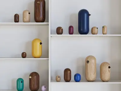 Little Bird by Normann Copenhagen all sizes all colors 3D model