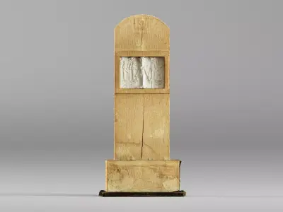 001637 3D Scan of Metternich Stele Ancient Egyptian Inscription 3D model