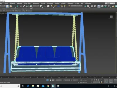 Swing for landscape  3D model