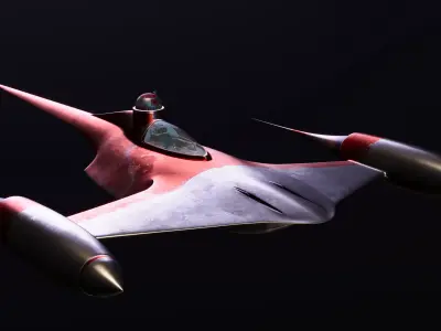 N1 Starfighter 3D model