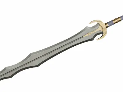 Big swords collection 3D model