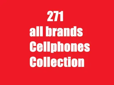 271 all brands Cellphones Collection 3D model