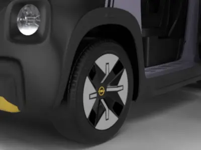 Opel Rock-e 2020 3d model HQ interior 3D model